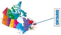 map of ontario